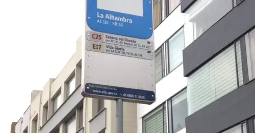 PARADERO SITP BARRIO LA ALHAMBRA  139A02